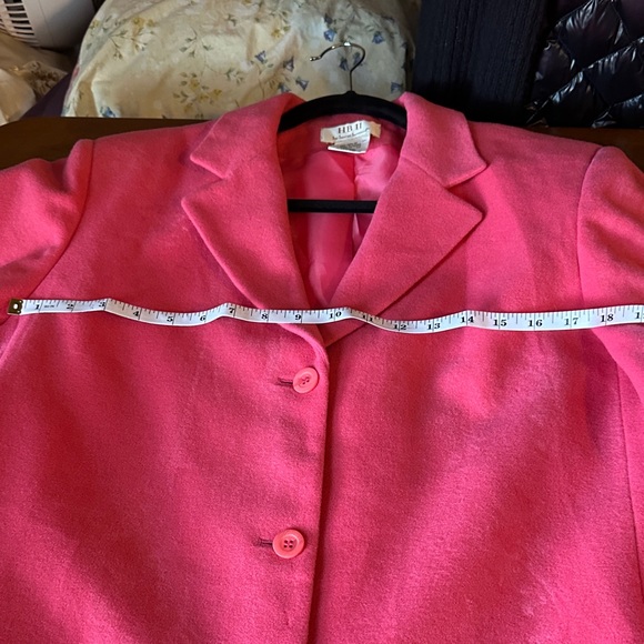 Harve Benard Vibrant Pink Blazer cashmere blend - Picture 7 of 11